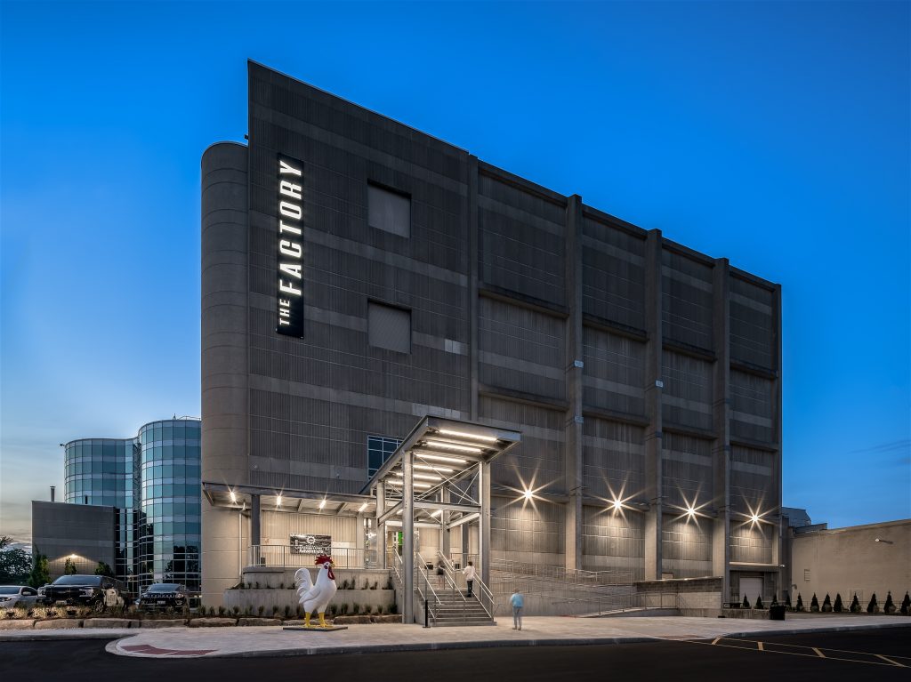 Outside of The Factory Outside image of The Factory